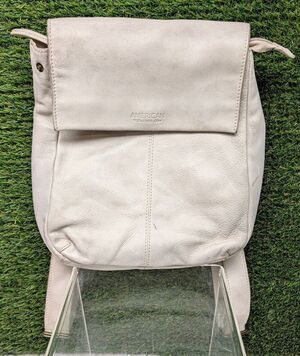 American Leather Co. Liberty Leather Backpack White